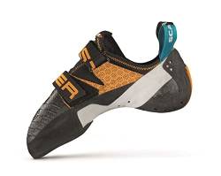 Scarpa Herren Booster Kletterschuhe, Black-ORANGE FZC, 43 EU von Scarpa