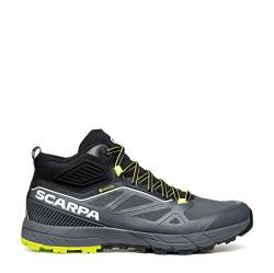 Scarpa Unisex Rapid Mid GTX Arsm Agility Hikingschuhe, Anthracite Säure Lime, 44 EU von Scarpa