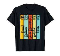 Retro Schach T-Shirt von Schach T-Shirts & Sportarten