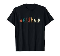 Brettspiel Nerd Geschenk Schachspieler Evolution Schach T-Shirt von Schachmatt Strategie Schach