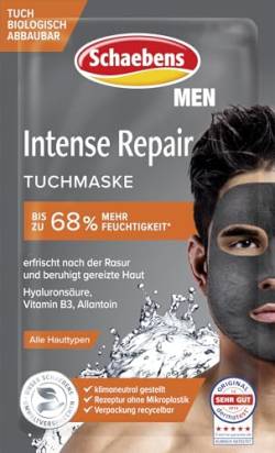 Schaebens Men Intense Repair Tuchmaske mehr Feuchtigkeit für alle Hauttypen. von Schaebens