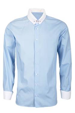 Schaeffer Hemd Modern Cut himmelblau Piccadilly/Pin Collar weiß, Größe: S von Schaeffer