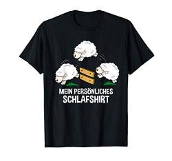 Mein Persönliches Schlafshirt | Nachthemd Pyjama Schaf T-Shirt von Schaf Kollektion