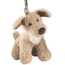 Schaffer Knuddel mich! 176 Plüsch Schlüsselanhänger Hund Terrier Toni, 8-12 cm (Packung mit 2) von Schaffer Knuddel mich!