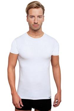 Schaufenberger Casual Kurzarm-Unterhemd Weiß O-Neck, Größe S von Schaufenberger