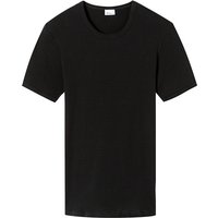 Schiesser Revival Herren T-Shirt schwarz Baumwolle von Schiesser Revival