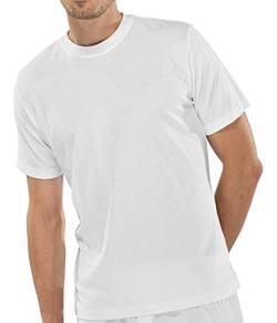 Schiesser 2 Stück American T-Shirt Rundhals Herren T-Shirt - Weiß: Größe: M (Gr.5) von Schiesser