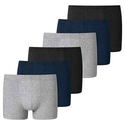 Schiesser - 95/5 Essentials - Shorts/Pants - 173988-6er Spar-Pack (7 Schwarz/Blau/Grau) von Schiesser