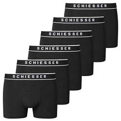 Schiesser - 95/5 - Shorts/Pants - 173983-6er Spar-Pack (4 Schwarz) von Schiesser