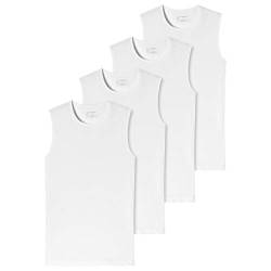 Schiesser - 95/5 - Tank Top mit Rundhals - 173980-4er Spar-Pack (4 Weiß) von Schiesser