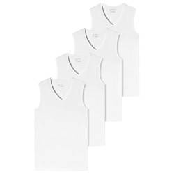 Schiesser - 95/5 - Tank Top mit V-Ausschnitt - 173981-4er Spar-Pack (5 Weiß) von Schiesser