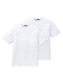 Schiesser American T-Shirt Rundhals Doppelpack Uni weiß 008150/100 Größe L von Schiesser