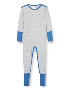 Schiesser Baby-Jungen Anzug mit Vario Kleinkind-Schlafanzüge, grau-Mel, 80 von Schiesser