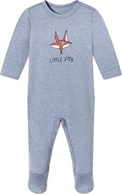 Schiesser Baby-Jungen Strampler mit Fuß Kleinkind-Schlafanzüge, grau, 56 von Schiesser