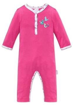 Schiesser Baby-Mädchen Anzug ohne Fuß Zweiteiliger Schlafanzug, Rot (Pink 504), 68 von Schiesser