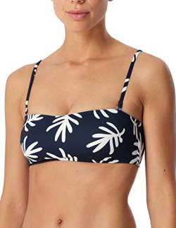 Schiesser Damen Bandeau Top Bikini, dunkelblau-gem, XL von Schiesser