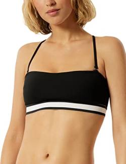 Schiesser Damen Bandeau Top Bikini, schwarz, M von Schiesser