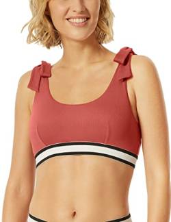 Schiesser Damen Bustier Top Bikini, Terracotta, L von Schiesser