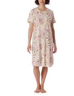 Schiesser Damen Kurzarm Baumwolle Modal Sleepshirt Bigshirt-Nightwear Nachthemd, Multicolor 3_181260, 44 von Schiesser