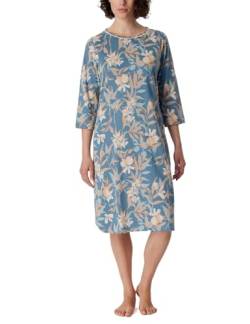 Schiesser Damen Nachthemd 3/4 Arm 100cm-Comfort Nightwear Pyjamaset, Multicolor 2_181234, 50 von Schiesser