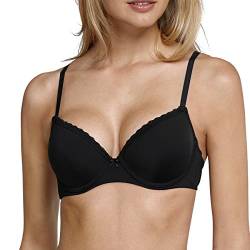 Schiesser Damen Push-up med bøjle BH, Schwarz (Schwarz 000), 80C EU von Schiesser