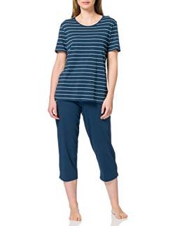 Schiesser Damen Schlafanzug 3/4, 1/2 Arm Pyjamaset, Multicolor 2, 36 von Schiesser