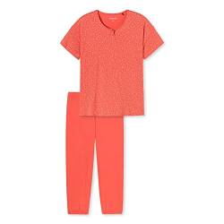 Schiesser Damen Schlafanzug 3/4, 1/2 Arm Pyjamaset, apricot, 50 von Schiesser