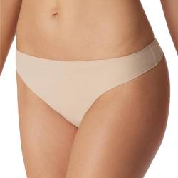 Schiesser Damen Tanga-Invisible Soft G-String, Sand_180461, 40 von Schiesser