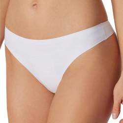 Schiesser Damen Tanga-Invisible Soft G-String, Weiss_180461, 36 von Schiesser