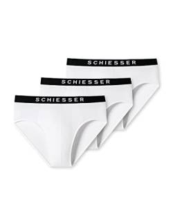 Schiesser Herren 3 PACK Slips Bio Baumwolle - 95/5 Organic von Schiesser