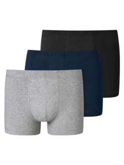 Schiesser Herren 3 Pack Unterwäsche Mit Weichem Bund - 95/5 Organic Boxershorts, Sortiert 1_173988, 3XL Große Größen EU von Schiesser