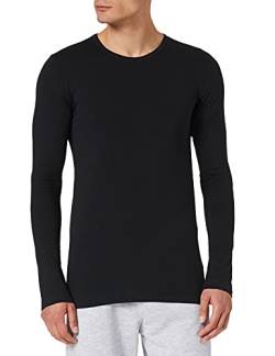 Schiesser Herren 95/5 Organic Cotton Langarm Unterhemd, schwarz, L von Schiesser