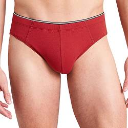 Schiesser Herren 95/5 Organic Cotton Supermini Slip, rot, S von Schiesser