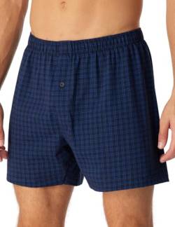 Schiesser Herren Boxershort für Männer weich und bequem ohne Gummibund Bio Baumwolle-Cotton Casual Unterwäsche, dunkelblau_180507, 5/ M von Schiesser