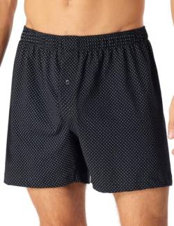 Schiesser Herren Boxershort für Männer weich und bequem ohne Gummibund Bio Baumwolle-Cotton Casual Unterwäsche, schwarz_180506, 7/ XL von Schiesser