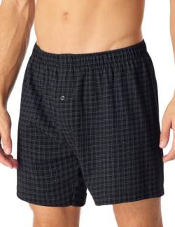 Schiesser Herren Boxershort für Männer weich und bequem ohne Gummibund Bio Baumwolle-Cotton Casual Unterwäsche, schwarz_180507, 10/ 4XL von Schiesser