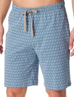 Schiesser Herren Kurze Schlafhose-Mix + Relax Pyjamaunterteil, blaugrau_180288, 50 von Schiesser