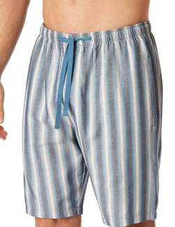 Schiesser Herren Kurze Schlafhose Web - Mix + Relax Pyjamaunterteil, Blaugrau_180291, 56 von Schiesser