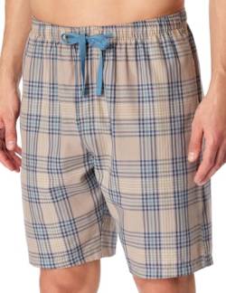 Schiesser Herren Kurze Schlafhose Web - Mix + Relax Pyjamaunterteil, Braungrau_180291, 48 von Schiesser