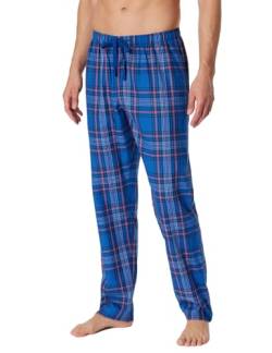 Schiesser Herren Lange Schlafhose Web-Mix + Relax Pyjamaunterteil, Indigo_180292, 48 von Schiesser