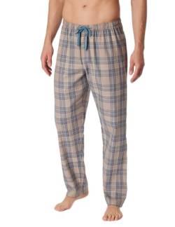 Schiesser Herren Lange Schlafhose Web-Mix + Relax Pyjamaunterteil, braungrau_180292, 48 von Schiesser