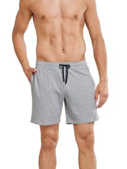 Schiesser Herren Mix & Relax Bermuda Schlafanzughose, Grau (Grau-Mel 202), 48 von Schiesser