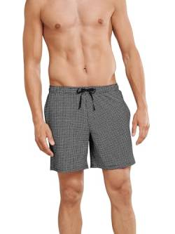 Schiesser Herren Mix & Relax Bermuda Schlafanzughose, Schwarz (Schwarz-gem 006), 48 von Schiesser