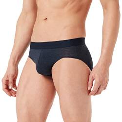 Schiesser Herren Personal Fit Rio-slip Slip, Blau (Nachtblau 804), XL EU von Schiesser