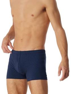 Schiesser Herren Short für Männer weich und bequem ohne Gummibund Bio Baumwolle-Cotton Casual Unterwäsche, dunkelblau_180504, 5/ M von Schiesser