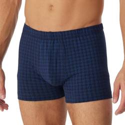 Schiesser Herren Short für Männer weich und bequem ohne Gummibund Bio Baumwolle-Cotton Casual Unterwäsche, dunkelblau_180505, 5/ M von Schiesser