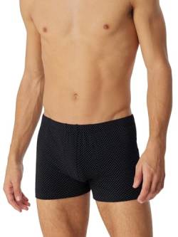 Schiesser Herren Short für Männer weich und bequem ohne Gummibund Bio Baumwolle-Cotton Casual Unterwäsche, schwarz_180504, 10/ 4XL von Schiesser