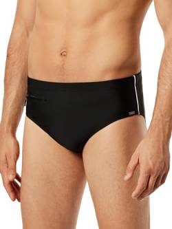 Schiesser Herren Slip Komfort Badehose, Schwarz, 4XL EU von Schiesser