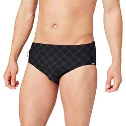 Schiesser Herren Slip Komfort Badehose, schwarz, 5 von Schiesser