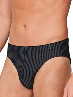 Schiesser Herren Slip Supermini Long Life - 174645, Größe Herren:8, Farbe:Blauschwarz von Schiesser